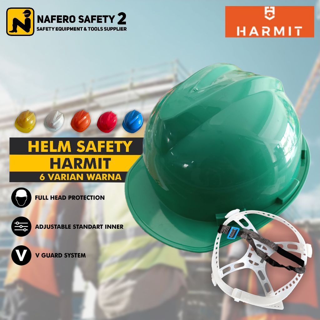 หมวกกันน็อค AIGEN Harmit Safety Project หมวกกันน็อคและด้านใน 1 ชุด