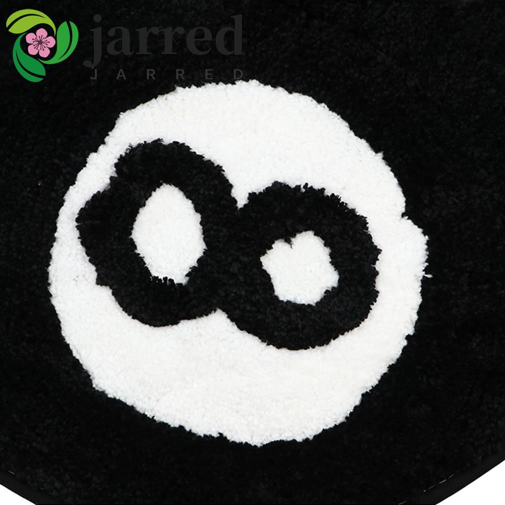 JARRED 8 Ball Rug,รอบPlush 8 Ballพรม,Creativeสีดํานุ่มลื่น8 Ball Mat Hoom Decor