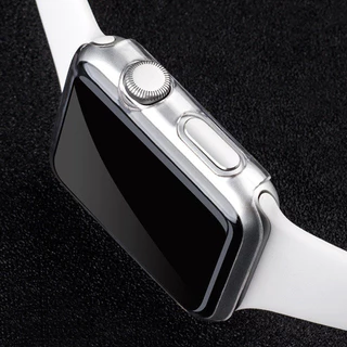 กระจกนิรภัย PC / TPU กรณี for Iwatch Ultra/SE 3 2 Apple Watch Series 11 10 9 8 7 6 5 49 45 46 42 44mmอุปกรณ์ปกป้องหน้าจอ