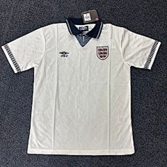 เสื้อฟุตบอล England แบบเร่งแห้ง ปี 1990 ไซส์ใหญ่