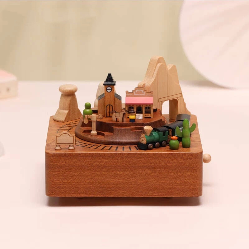 กล่องดนตรีไม้เนื้อแข็งแมวเปียโนสาวของขวัญวันเกิดกล่องดนตรีสร้างสรรค์ของขวัญสําหรับเพื่อนร่วมชั้น - รูปที่ 7