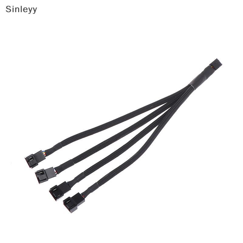 NLE PWM Fan Splitter 4pin Adapter Cable 1 ถึง 1 2 3 4 คอมพิวเตอร์ CPU Fan Splitter Cable N