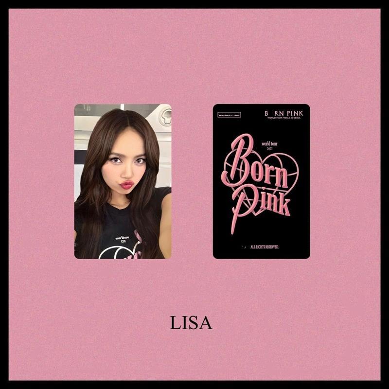 BLACKPINK Pink Mesh Seoul Final Concert Full Amount Card Kim Ji-soo Park Chae-young ROSE Kim Ji-ni P