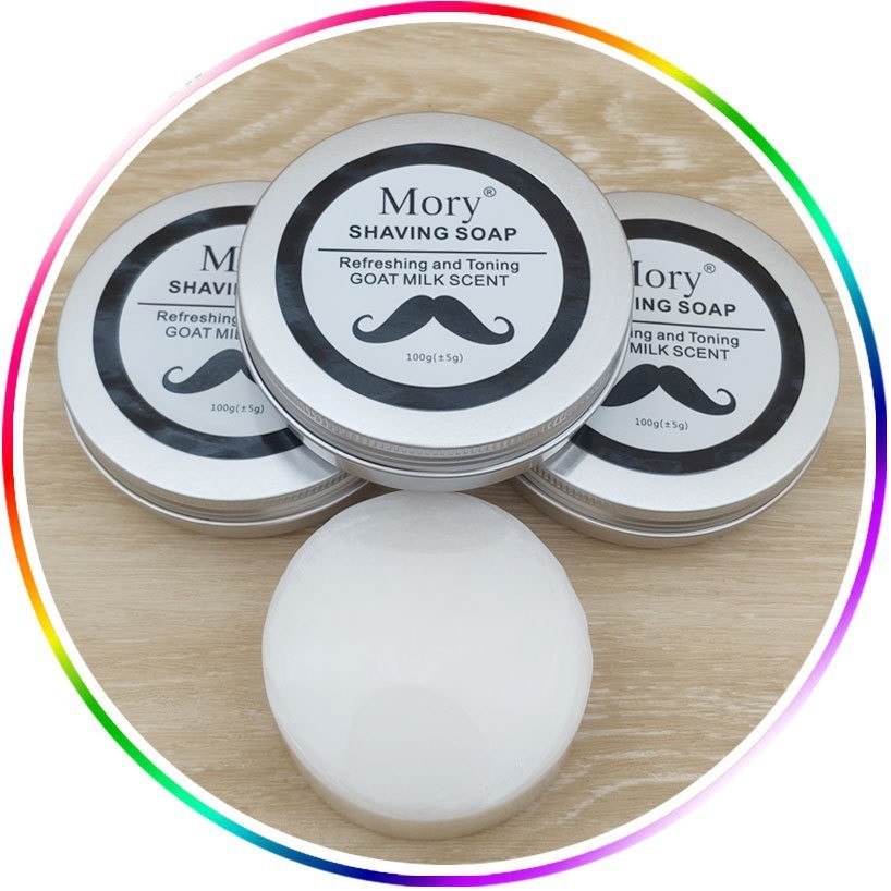 Mory Mens Facial Care Shaving Beard Shaving Cream Foam Soap Camel Goat Milk Soap Brushed Handmade So