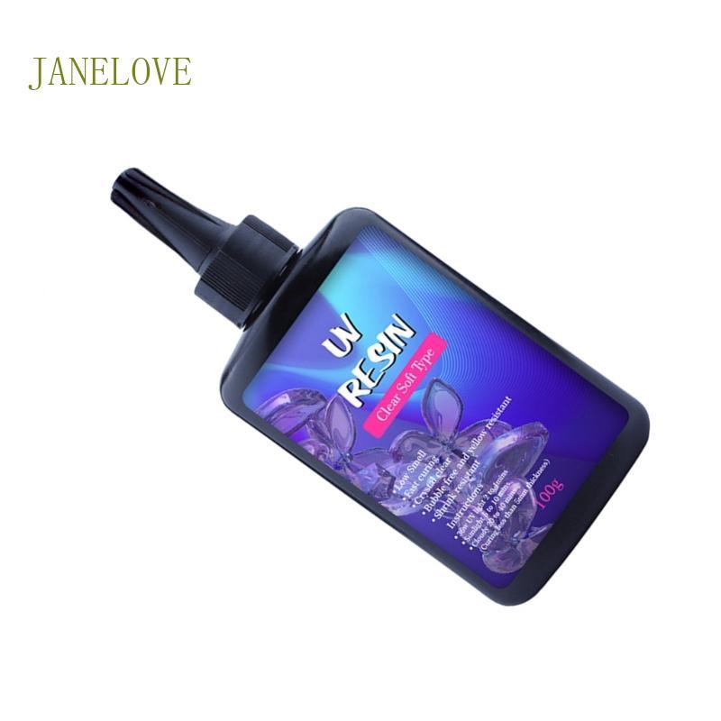 JLOVE กาว UV แบบใสสําหรับโครงการเรซิน UV ยืดหยุ่นสําหรับนักออกแบบเครื่องประดับ