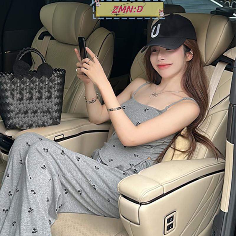 ZMN:D น่ารักการ์ตูน Drawstring ยืดหยุ่นสไตล์สาวร้อน Slim Fit เสื้อกั๊กสําหรับผู้หญิง RRT