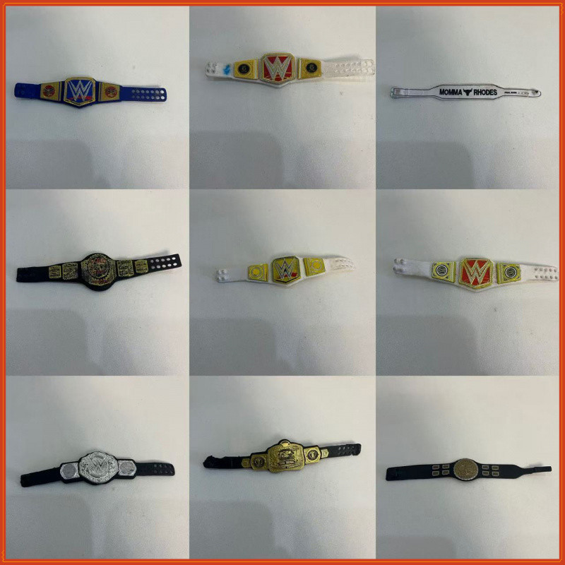 WWE Figure Wrestler Doll Championship Belt เข็มขัดสีทอง