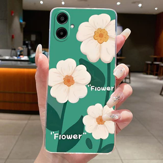 SAMSUNG สําหรับSamsung A07 2025 เคสโทรศัพท์ใสหรูหราผีเสื้อดอกไม้เยลลี่ปลอกสําหรับSamsung Galaxy A07 SamsungA07 07 ซิลิโคนปกหลัง