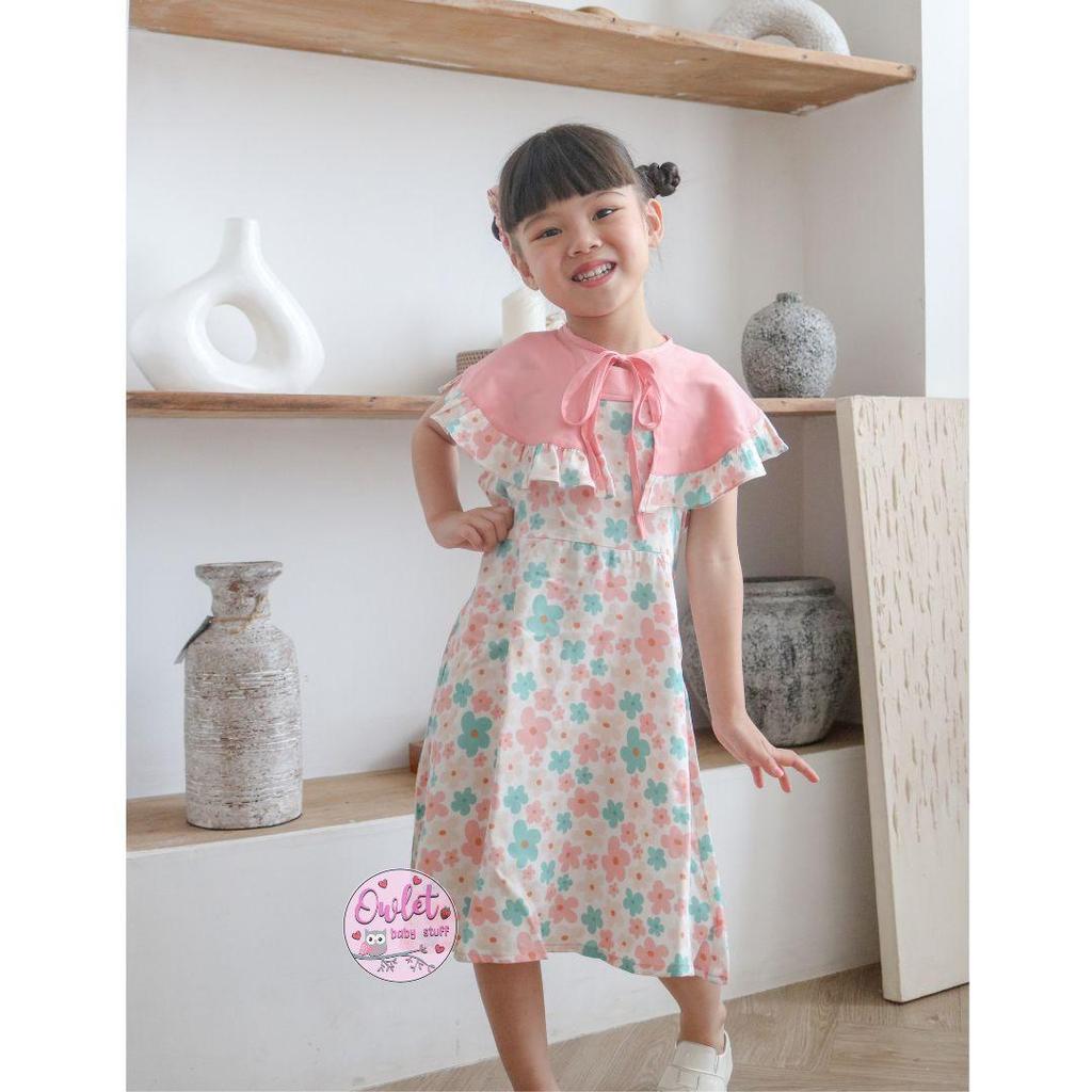 Owlet - Haerin Dress - เดรสเด็กผู้หญิง - เดรสเรยอน - เสื้อผ้าเด็กผู้หญิง 1-5 ปี