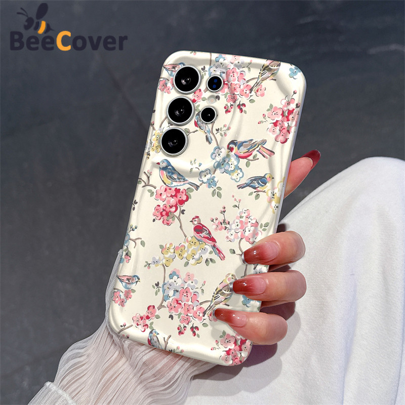 นกดอกไม้ปลอกสําหรับ OPPO A15 A16 A17 A31 A3S A53 A55 A57 A5S A12 A74 A76 A78 A92 A9 A93 A94 A98 F11 