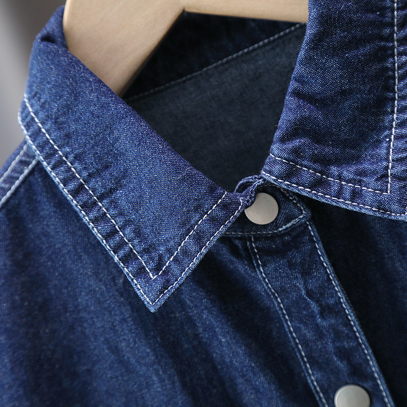 2025 ชุดยีนส์เด็กชายแขนสั้นและกางเกงขาสั้นชุดฤดูร้อนน้ําหนักเบาแฟชั่นอินเทรนด์เด็ก Ca - รูปที่ 2