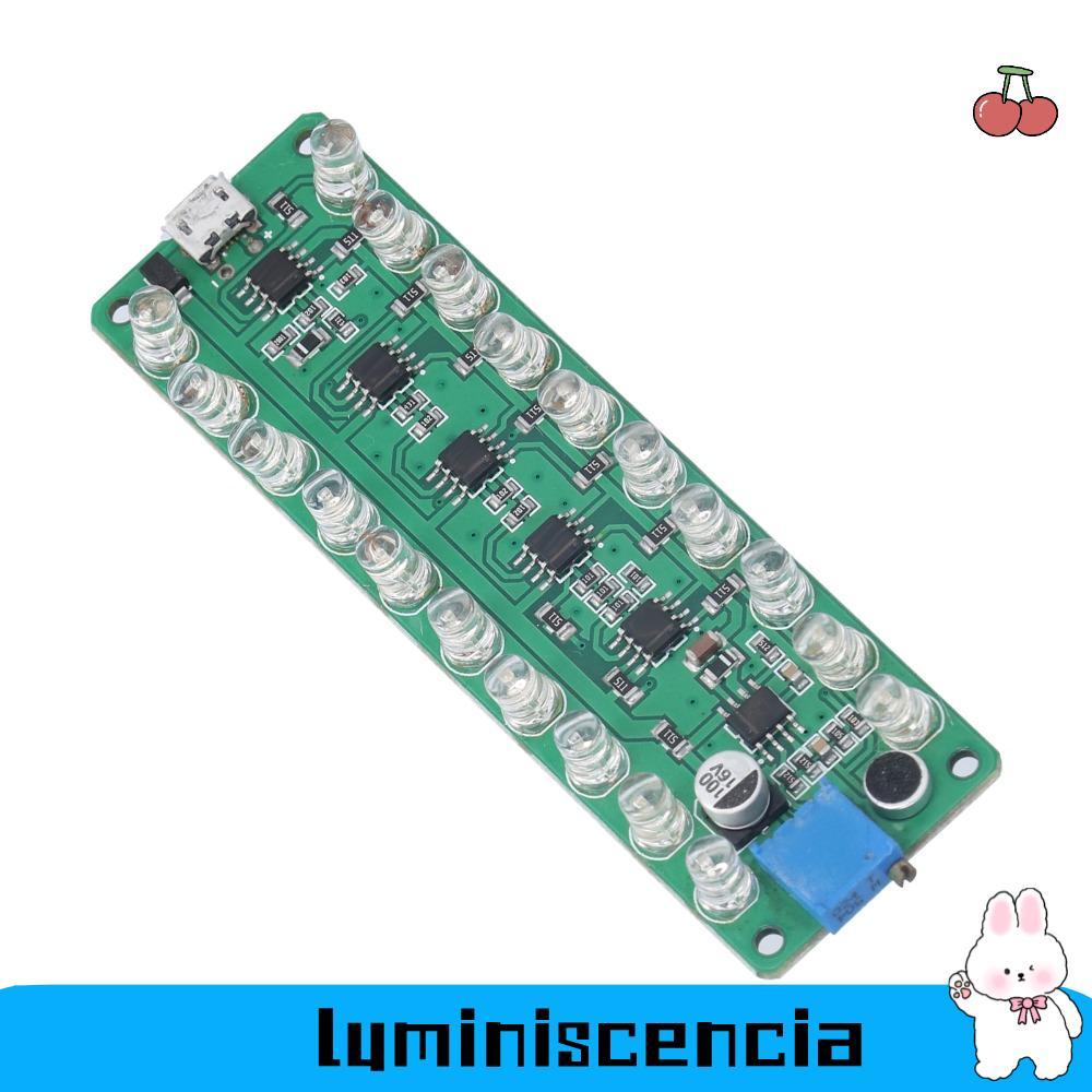 LUMINESCIA VU Meter, จอแสดงผล LED ย้อนกลับการเชื่อมต่อป้องกัน LED VU Meter, LED ระบุควบคุมเสียง Melo