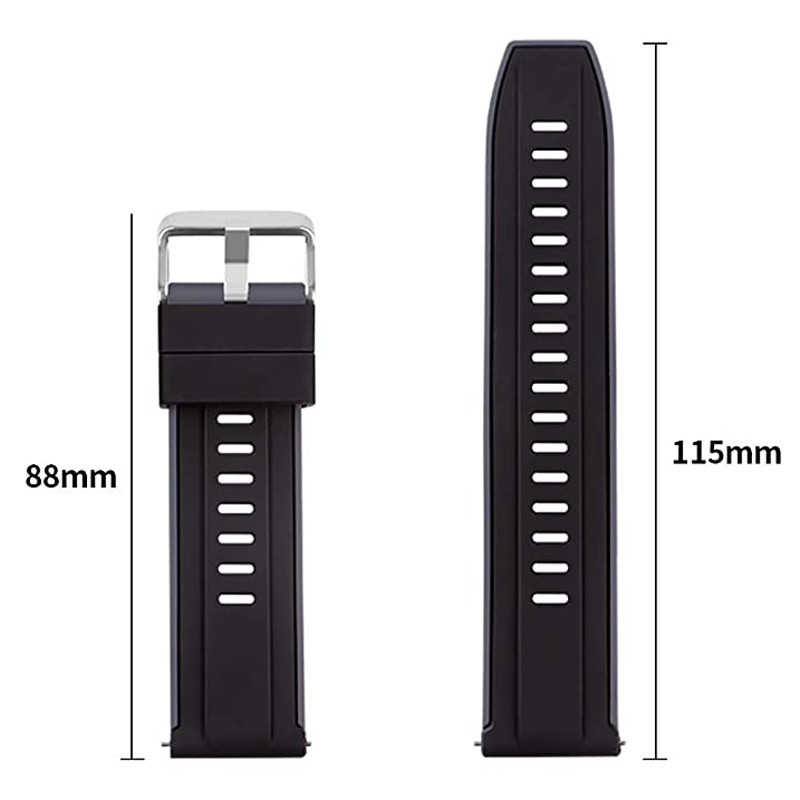 ฟิล์ม สาย GOOJODOQ Fb058 สมาร์ทนาฬิกากีฬาซิลิโคนสําหรับ GOOJODOQ Fb058 SmartWatch ป้องกันหน้าจอฟิล์มสายรัดข้อมือนุ่ม Quick Release อุปกรณ์เสริม - รูปที่ 4