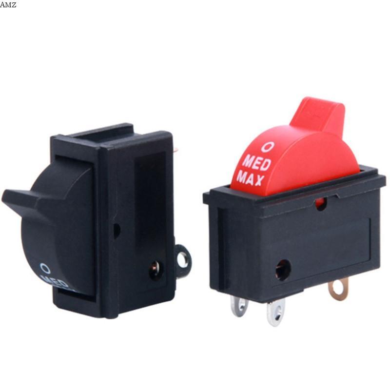 AMZ Boat Rocker Switch 3 Pin 3 Gears SPDT Switch สําหรับเครื่องเป่าผมตู้น้ํา