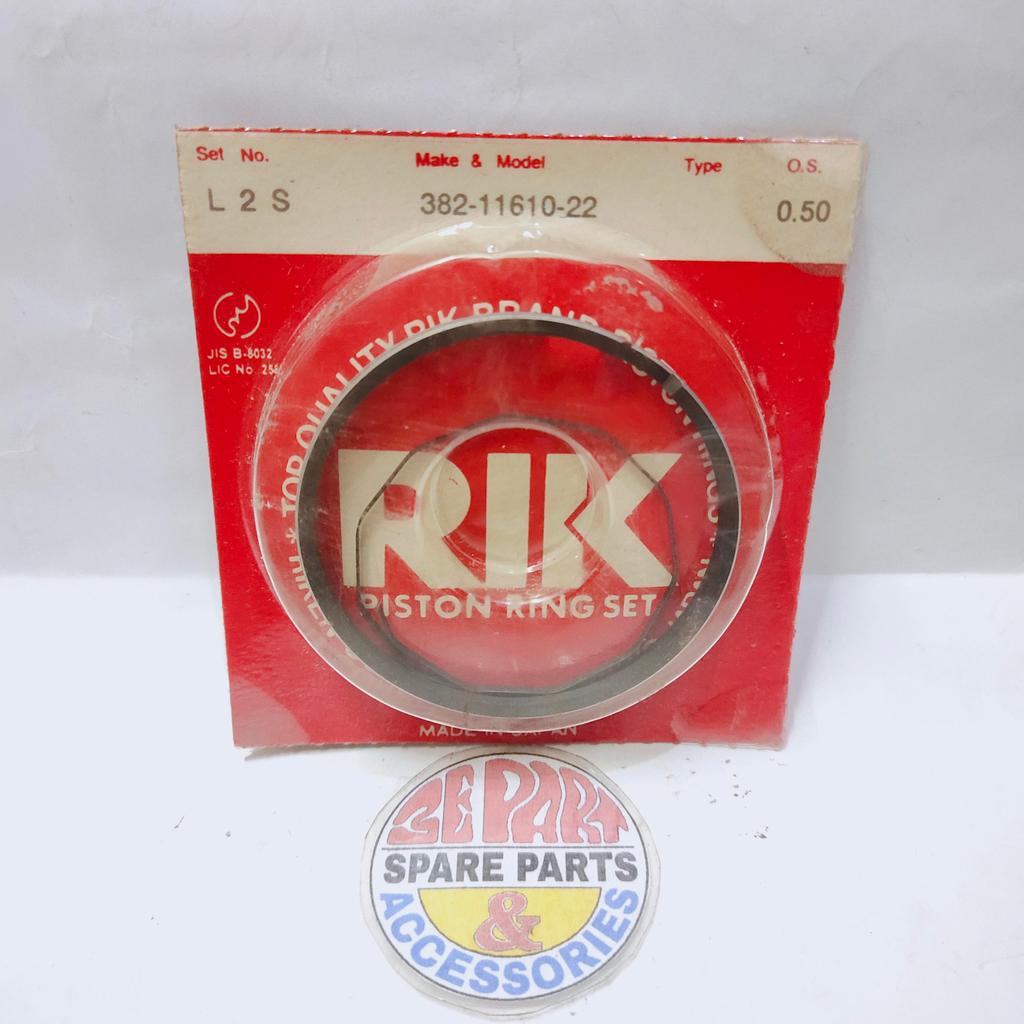 [3E Parts & Acc] Ring seher LS3 L2G THICK YB100 381 Os 50 แหวนลูกสูบ RIKEN JAPAN Rare Item