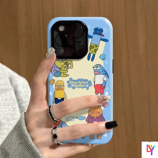 Beechburg Residents 2-in-1 Double-Layer เคสกันกระแทกสําหรับ iPhone 17 Pro Max/16/15 Pro/14 Plus - เคสโทรศัพท์ป้องกันการล่มสลาย