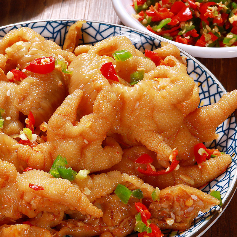 ซอสรสไทยจัดส่งบนครึ่งกรงเล็บไก่มะนาวเชิงพาณิชย์ซอสปรุงรสพริกไทยดองเปรี้ยวร้อนกรงเล็บฟีนิกซ์ทะเล - รูปที่ 2