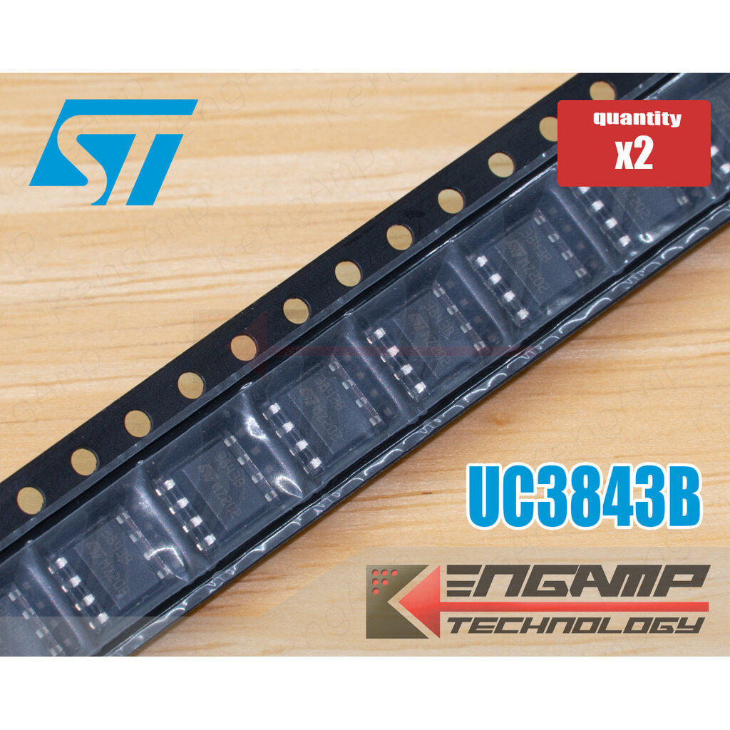 (มีตัวเลือก) [IC] UC3843B SMD SOP-8 ST PWM Controller