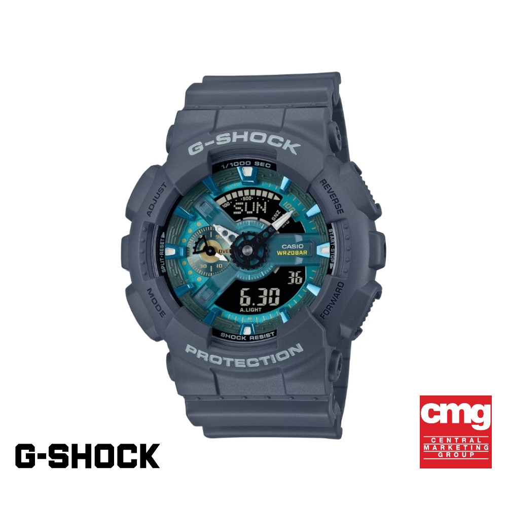 CASIO นาฬิกาข้อมือผู้ชาย G-SHOCK รุ่น GA-110AS-2ADR สายเรซิ่น สีน้ำเงินกรมท่า