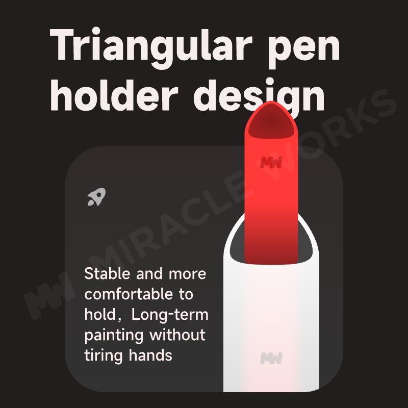 MW 12/24/36/48/60/80 สี ปากกาอะคริลิค-หัวพู่กัน Brush-tip Acrylic Marker ชุดปากกามาร์กเกอร์อะคริลิค