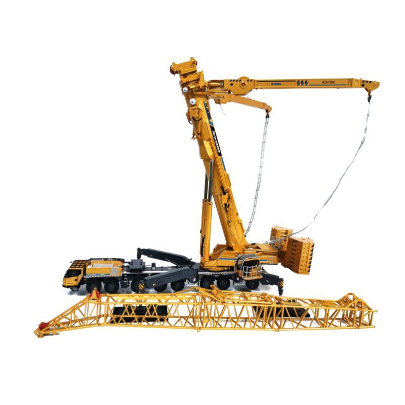 X Gong 1: 50 XCA1200 Tons All Ground Crane Crane Alloy Model Original Factory สีเหลือง#金色限量版