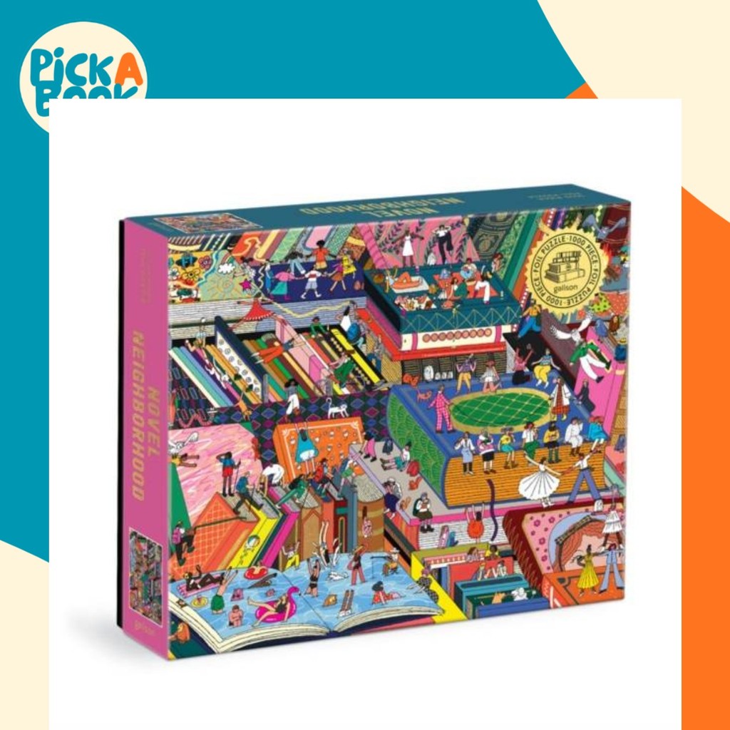 - Novel Neighborhood 1000 Piece Foil Puzzle โดย Galison (ฉบับสหราชอาณาจักรปกอ่อน)