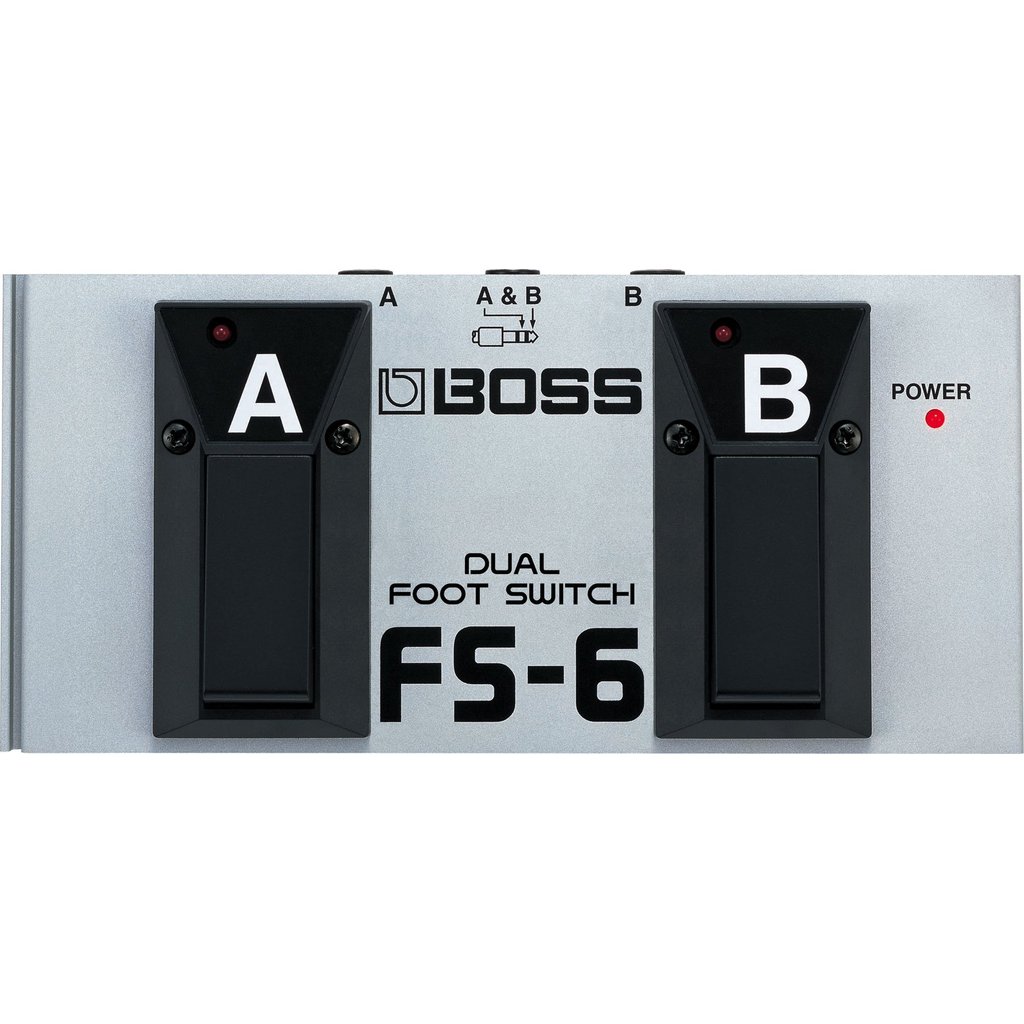 BOSS Dual Foot Switch FS-6 สำหรับกีตาร์เบส Effector Latch Momentary Switching ขนาดเล็กแบรนด์ใหม่ Leg