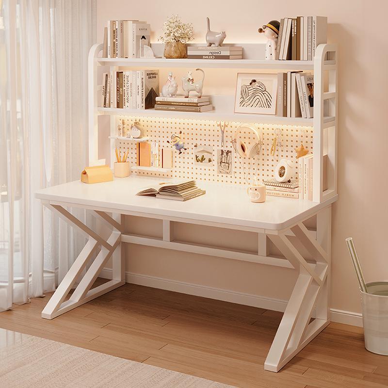 FMD MALL โต๊ะคอมพิวเตอร์ พร้อมชั้นเก็บของ ใช้เรียนหรือทำงานก็ได้