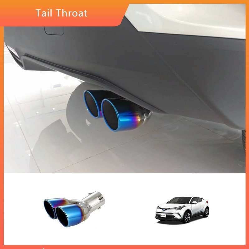 คอหาง 17-20 ดัดแปลงรุ่นพิเศษเหมาะสําหรับ C-HR C-HR Muffler C-HRCHR คอหางคั่วสีฟ้า NGPM