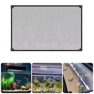 CHORDZY ฝาครอบฝาตู้ปลา, แม่เหล็กติดตั้งง่าย Aquarium Anti-jump ,ทนทาน DIY ถังปลาตาข่ายฝาปิด Aquarium