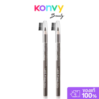 ODBO Love Brows Pencil 1.3g #OD737-01 Brown โอดีบีโอ ดินสอเขียนคิ้วเนื้อนุ่ม.