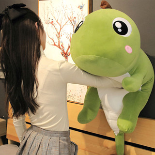 หมอนยาวตุ๊กตาไดโนเสาร์ผ้านุ่มสบายของขวัญสําหรับสาวผู้หญิงคนร…