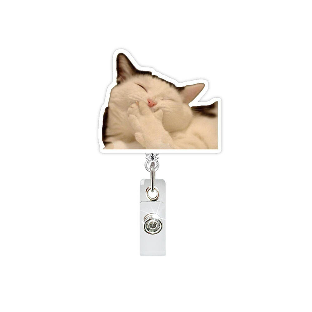 Compact อะคริลิค Badge Reel ทนทาน Retractable รูปที่ 8
