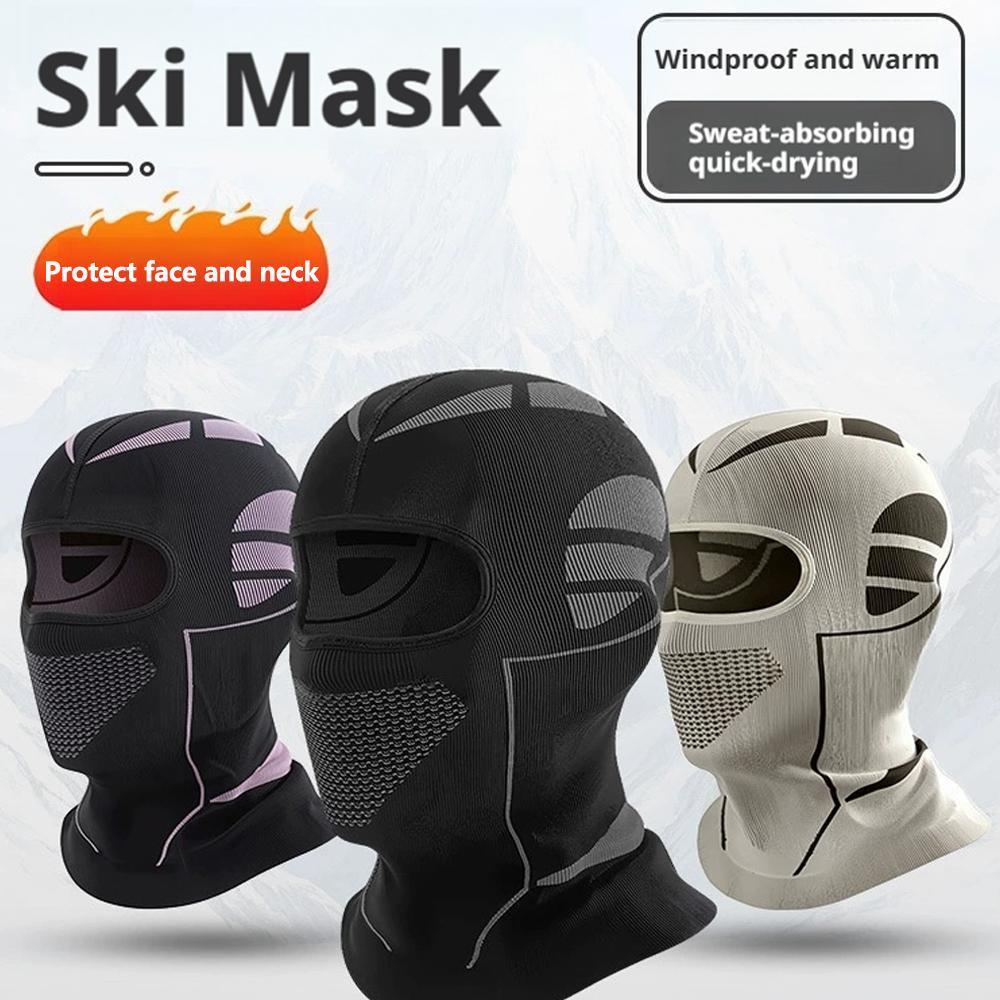 Unisex ฤดูหนาว Warm Balaclava หมวกยืดหยุ่น Breathable เล่นสกีหน้ากาก Inne วิ่งรถจักรยานยนต์ Face R0d