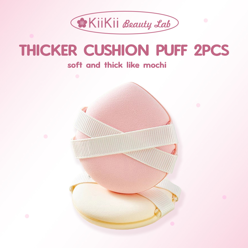 KiiKii Beauty Lab พัฟแต่งหน้า พัฟคุชชั่น ไม่กินรองพื้น นุ่มนิ่มพิเศษ เกลี่ยง่าย สำหรับลงรองพื้น