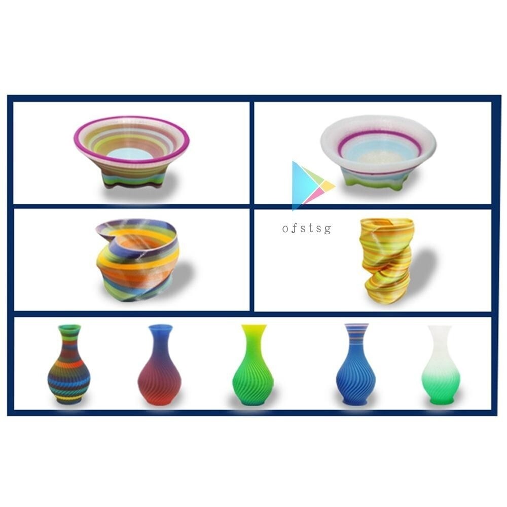 ZONESTAR Pla+/ Abs/ Nozzle Suitable Wood/ Carbon 4in1out Color Support 4 Colors Printer Drive Pla/ P