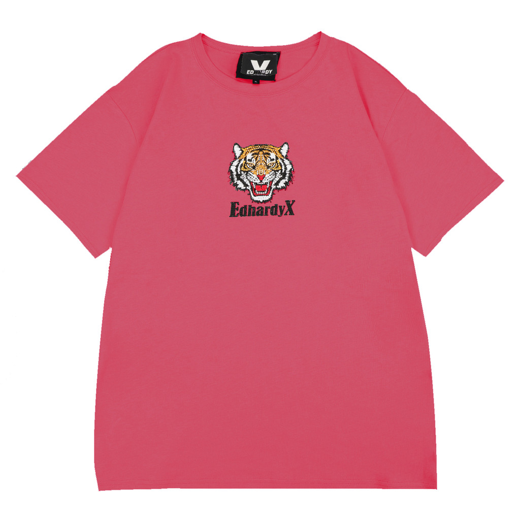 เสื้อยืดแขนสั้น EdHardy ปี 2022 พิมพ์ลายหัวเสือและเพชร ตามแฟชันฤดูร้อน