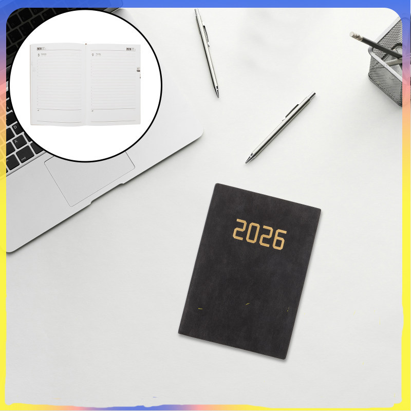 Plan 2026 Calendar Business Planner Notebook แบบพกพา chuangxzh