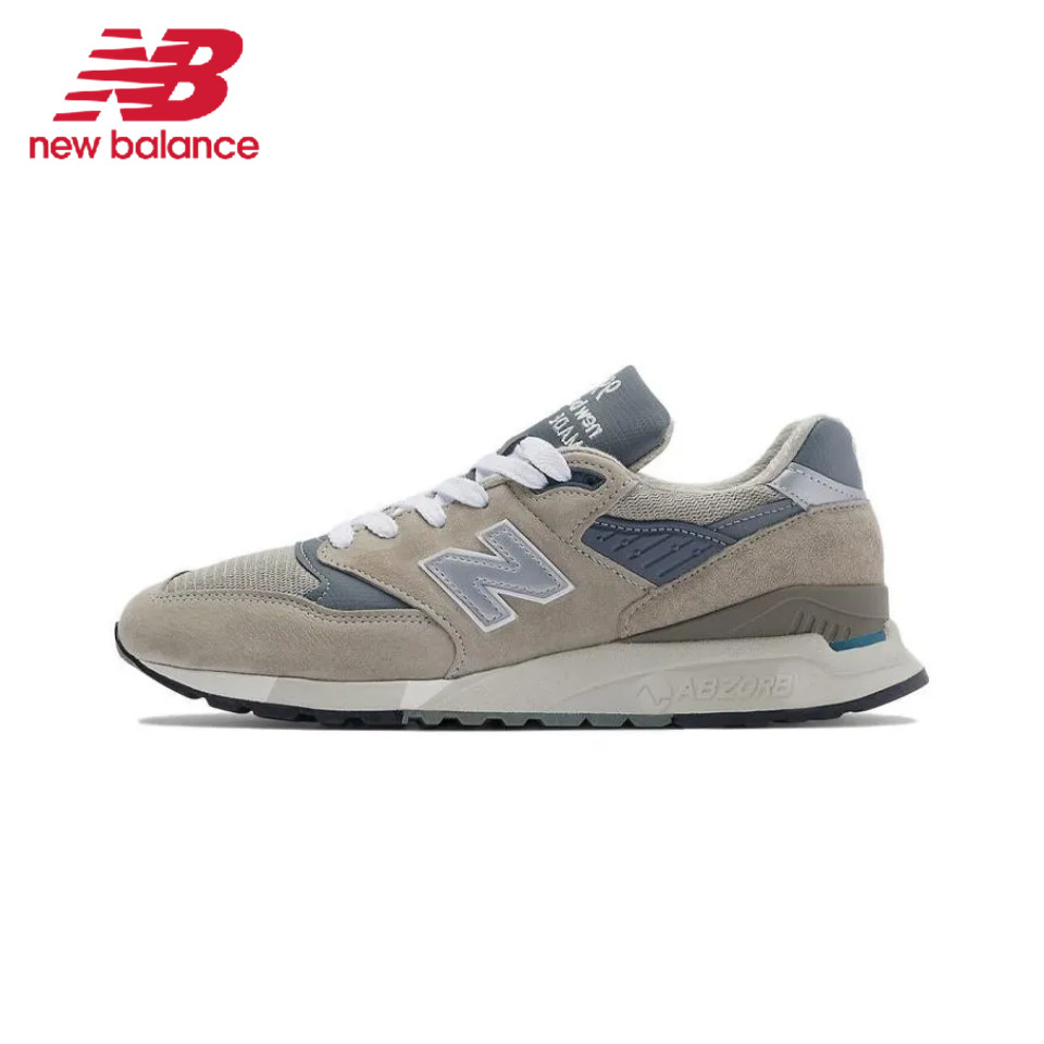 New Balance NB 998 U998GR 100%ของแท้  รองเท้าเดินป่าใบสำหรับผู้ชาย และผู้หญิง