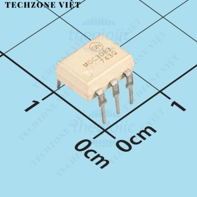 [2 ชิ้น]- MOC3063M Optosulator Triac Output 4170Vrms 1 Channel, 6-DIP TechZone Viet