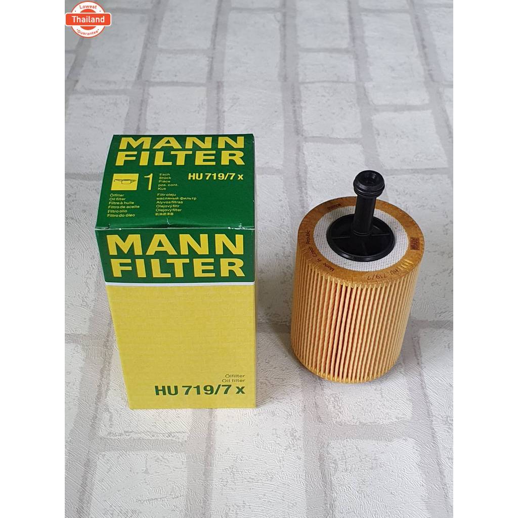กรองน้ำมันเครื่อง  VW  ใหม่ Beetle  9C   1998 - 2010  รุ่น  2.3 V5,  3.2 RSI  Oil Filter Mann  HU 71