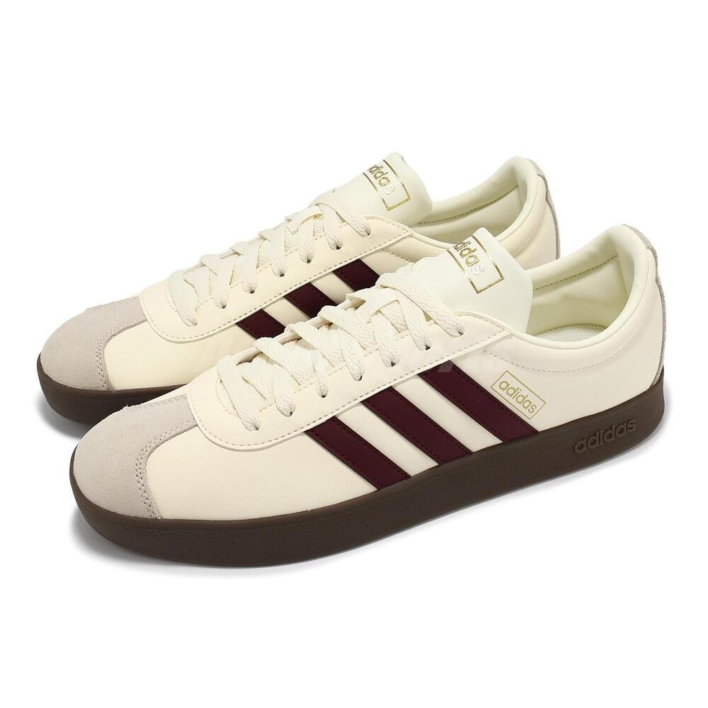 VL Court 2.0 Ivory Show Red Men Casual Lifestyle Shoes JH5062 t119