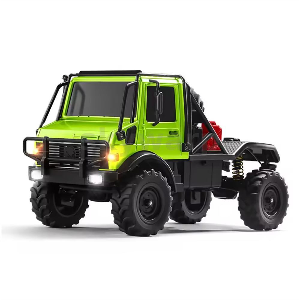 MNR/C MN333 1/18 2.4G Unimog U4000 4WD RC รถ Full Scale Off-Road โลหะผสมปีนเขารุ่นรถ