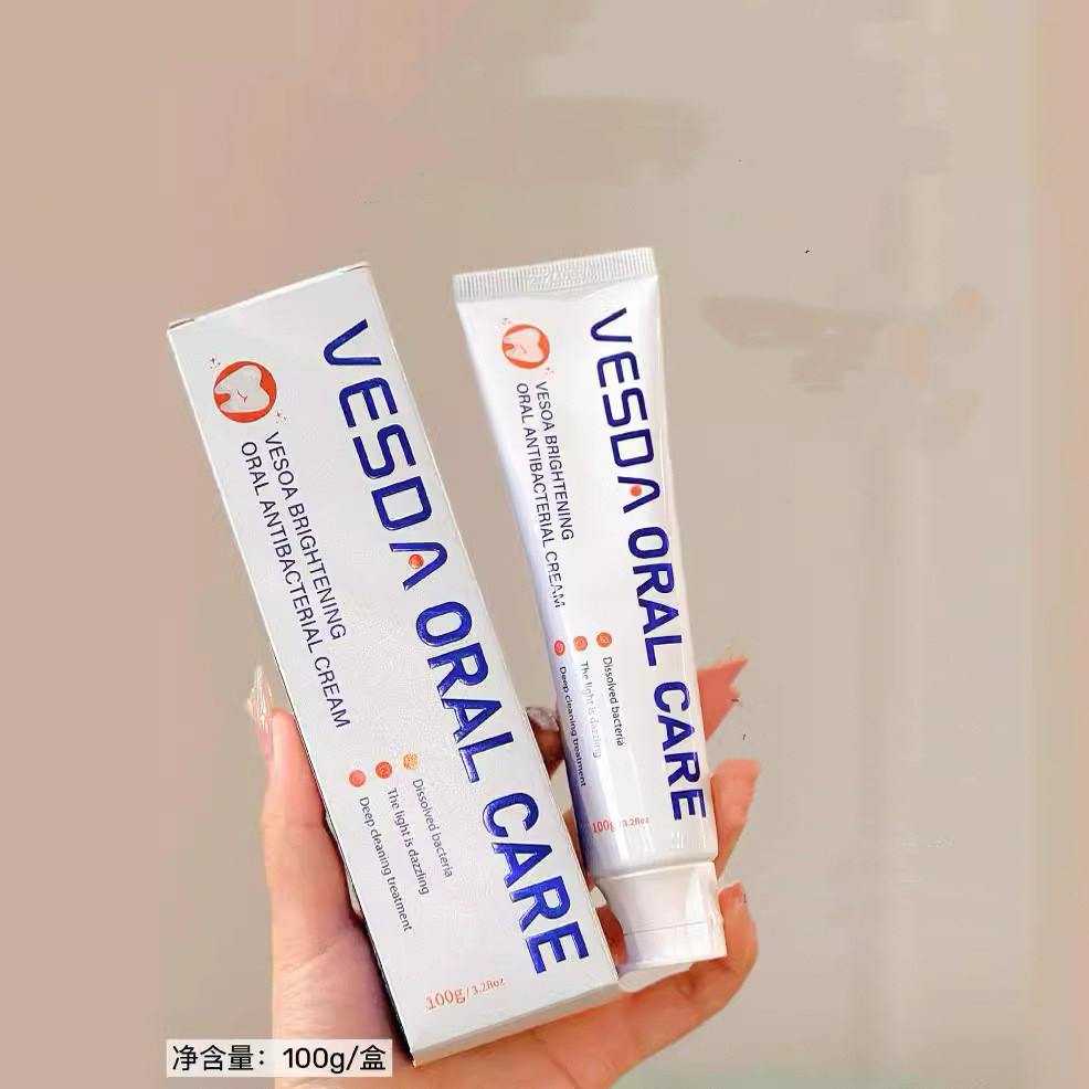 Spot Goods#VESDA Weisida Toothpaste Oral Antibacterial Paste Firm Brightening Teeth Cleaning Toothpa
