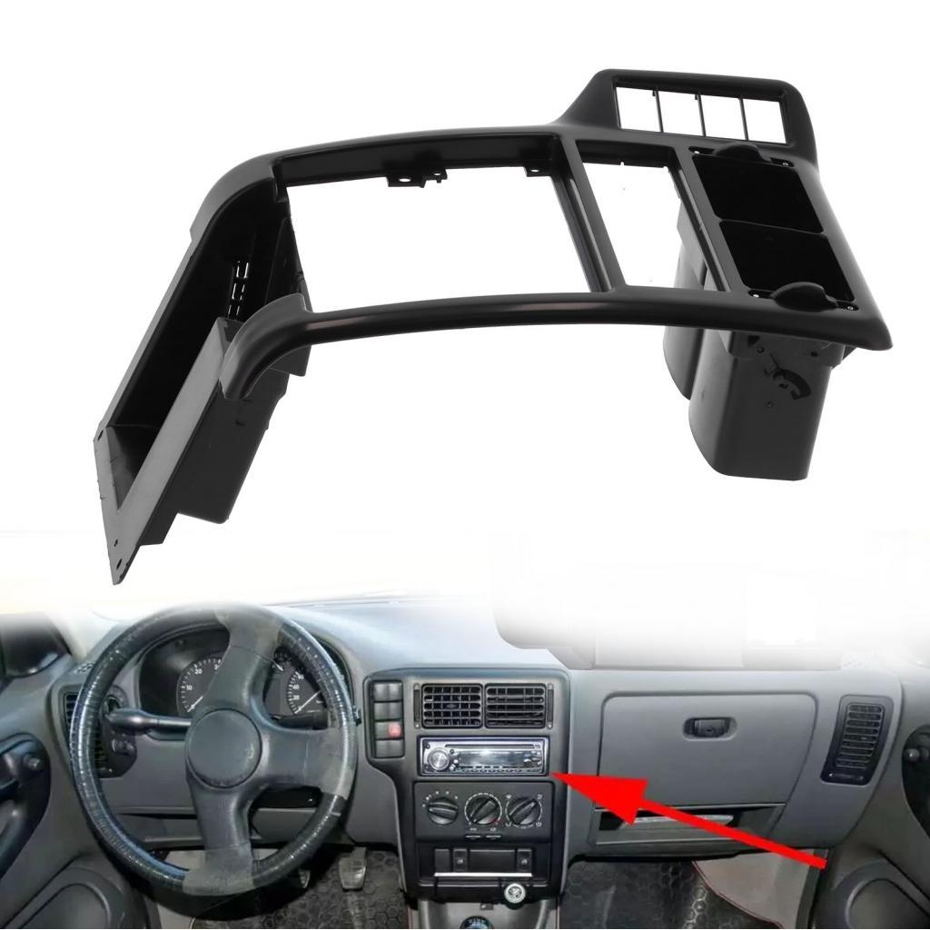 Eleganthome DASH AC AIR VENT GRIILLE สีดํา UPGRADE RADIO PANEL BEZEL สําหรับที่นั่ง II 2 1998 2002