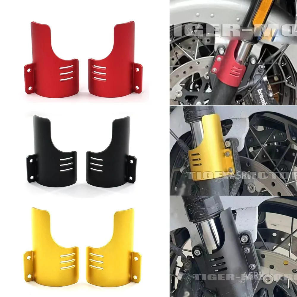 เหมาะสําหรับ Harley Road เลื่อน CVO Road Glide FLTRXSE 2023-2025 ด้านหน้าส้อมฝาครอบเลื่อนป้องกัน