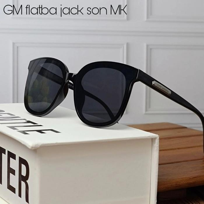ใหม่ล่าสุด GENTLE MONSTER FLATBA HER MK PREMIUM GLASSES - สีดํา