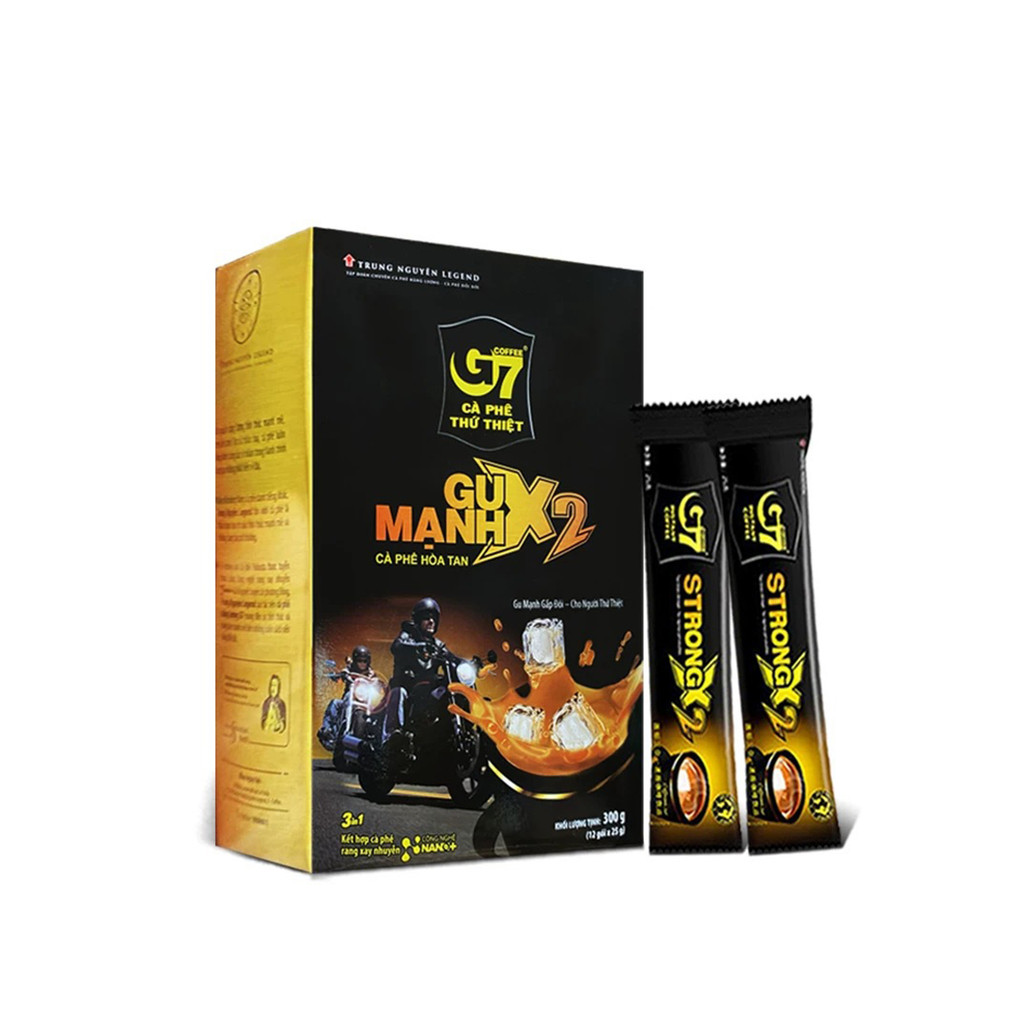 เวียดนามนําเข้า Central Plains g7 Double Espresso Extra Espresso กาแฟสําเร็จรูปสามในหนึ่งเดียวสดชื่น