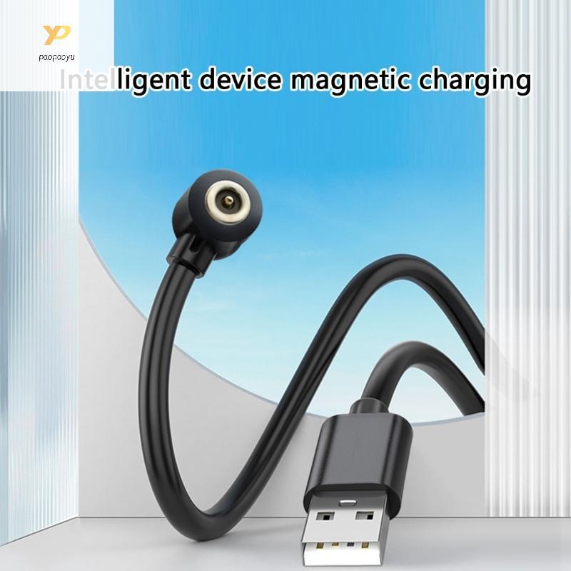 PPY สายชาร์จแม่เหล็กสําหรับ R02 R06 R09 4 มม.รอบออกแบบวัสดุ PVC แบบพกพา