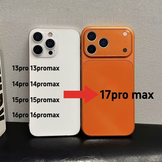 DIY ใหม่สําหรับ iPhone 13 14 15 16 17 Pro Max เปลี่ยนเป็น 17 Pro Max เคสโทรศัพท์เปลี่ยนปลอก Premium PC + matte Glass กลับกันกระแทกป้องกันกรณี